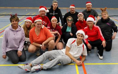Weihnachtsstimmung beim Badminton